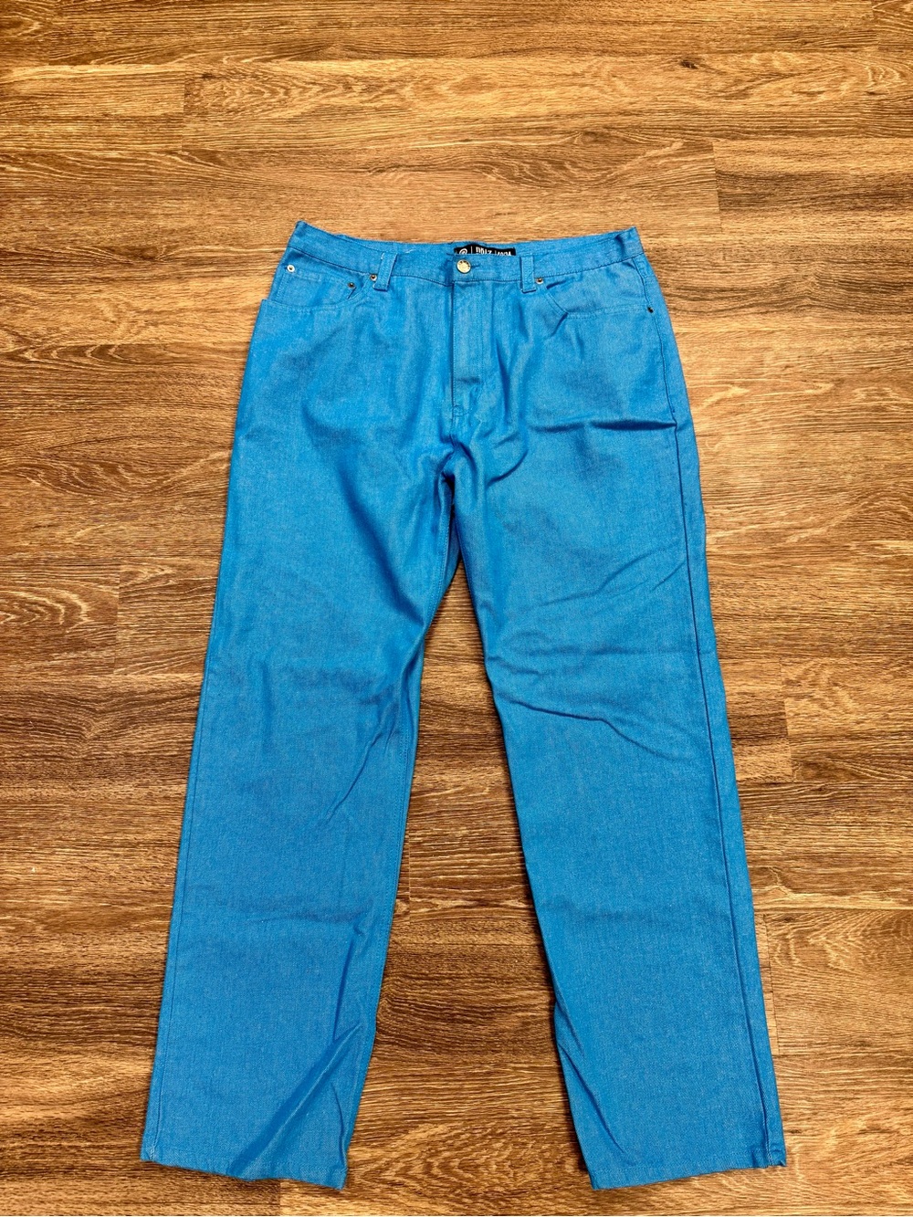 Noiz Premium Jeans Men's Blue Straight Leg Denim Jeans W40 L34 Streetwear